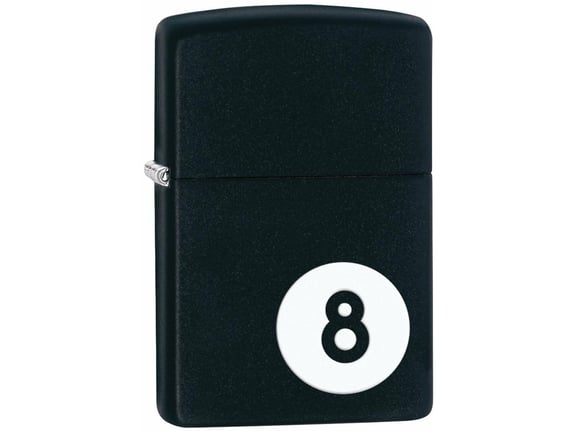 ZIPPO vžigalnik na bencin 28432 8 Ball Billiards Black Matte