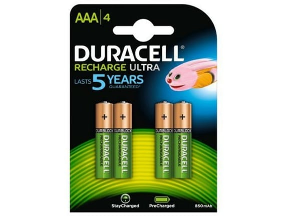 DURACELL polnilne baterije HR03-A AAA