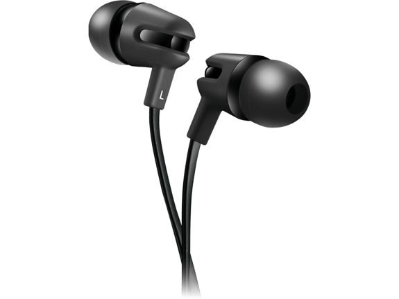 CANYON CANYON Stereo earphone with microphone, 1.2m flat cable, Black, 22*12*12mm, 0.013kg CNS-CEP4B