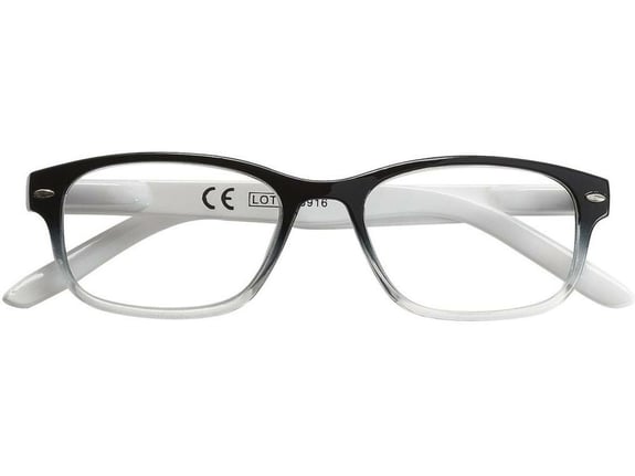 ZIPPO bralna očala črna/bela, +1,5 31Z-B1-BLK150