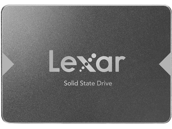 LEXAR NS100 256GB SSD, 2.5”, SATA (6Gb/s), up to 520MB/s Read and 440 MB/s write LNS100
