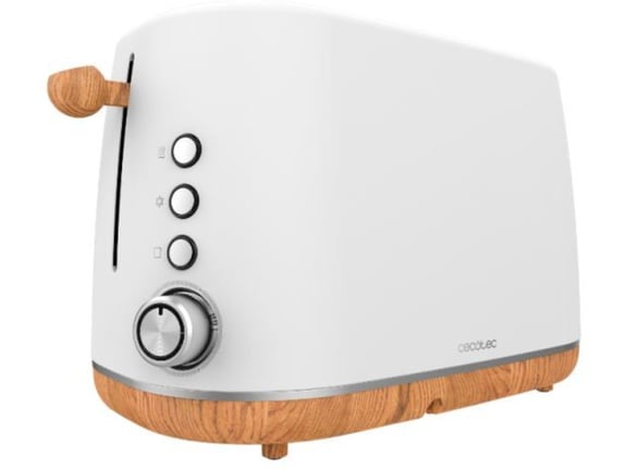 CECOTEC toaster TRENDY TOAST 9000 WHITE WOODY