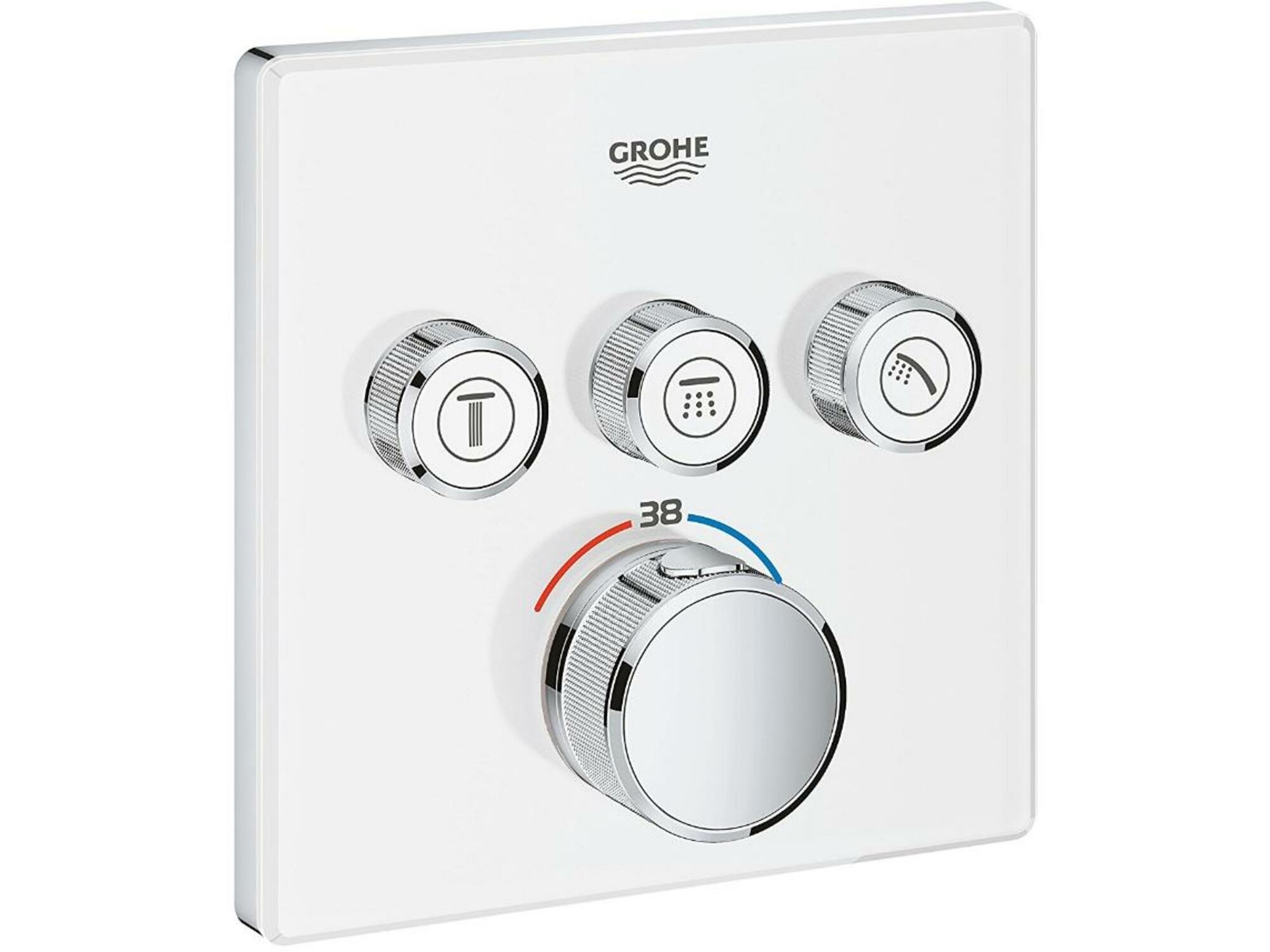 GROHE kopalniška termostatska armatura podometna pokrivni set Grohtherm SmartControl 29157LS0 3 iztoki