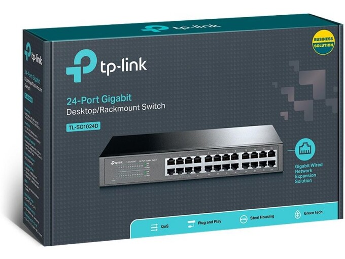 TP-LINK Tl-sg1024d 24 port desktop/rack mrežno stikalo-switch