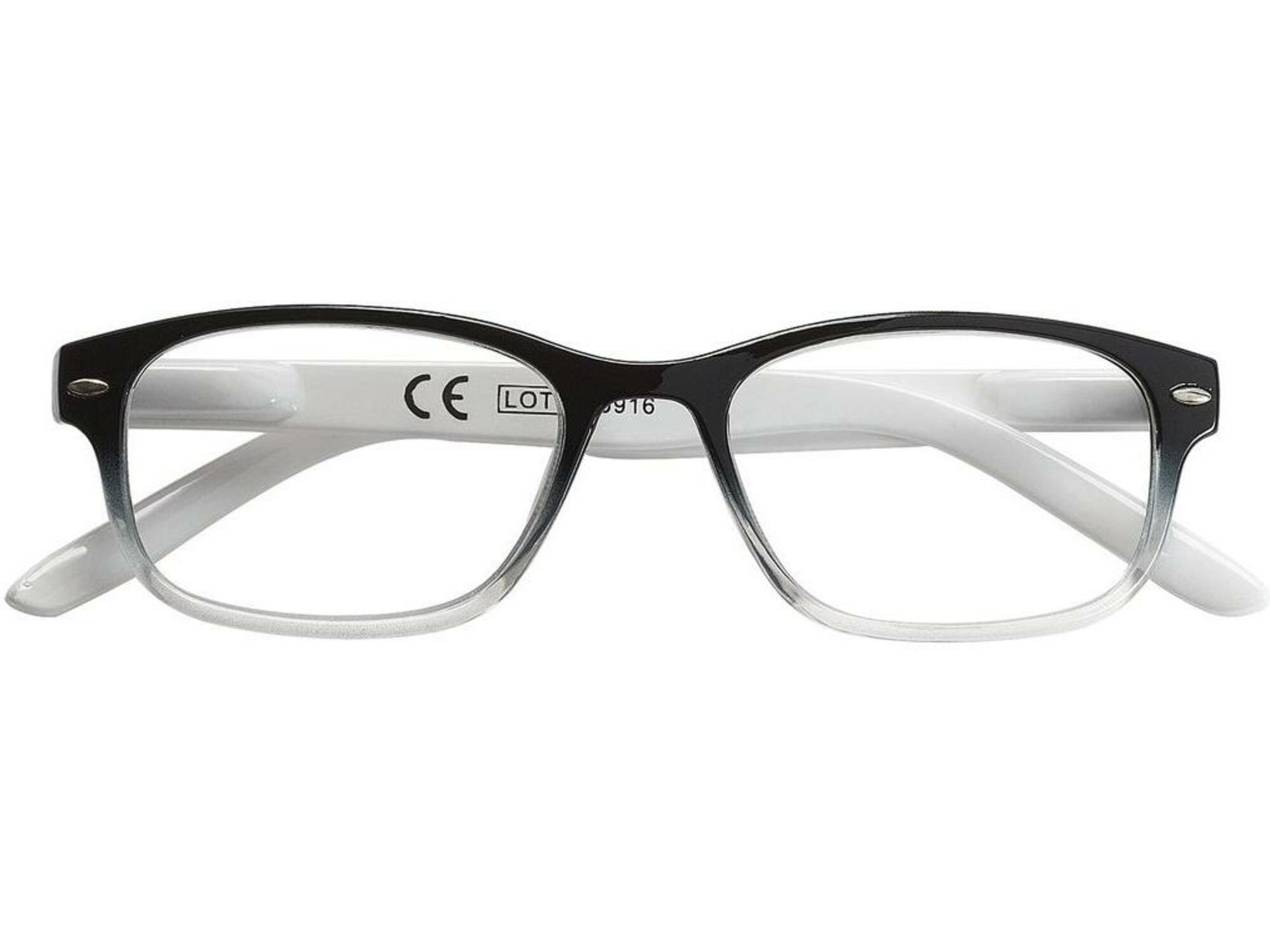 ZIPPO bralna očala črna/bela, +1,5 31Z-B1-BLK150