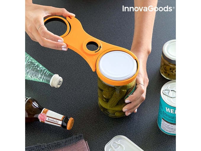 InnovaGoods 5 in 1 multi-purpose jar opener