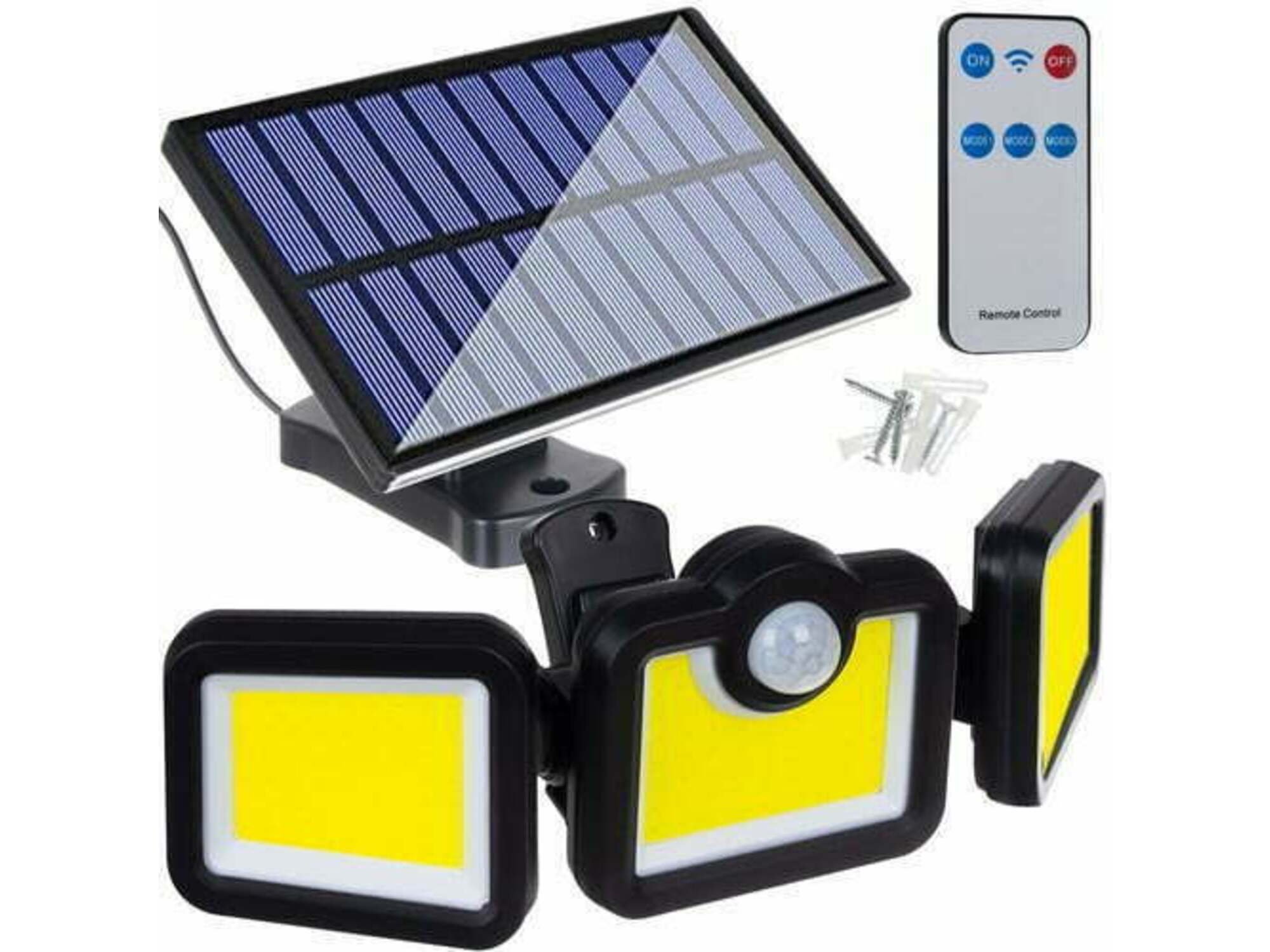 MALATEC lED 171 COB solarna svetilka s senzorjem gibanja 2400mAh IP65 00019440