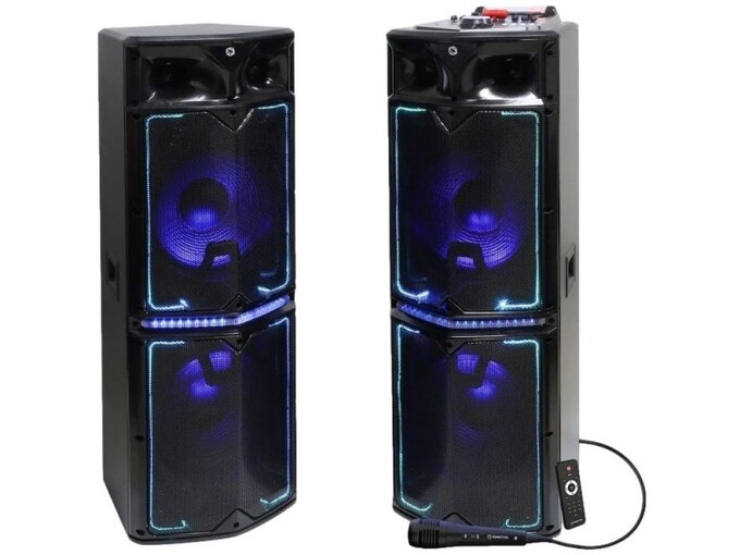 MANTA zvočni karaoke sistem SPK1201X500D Minos, črn