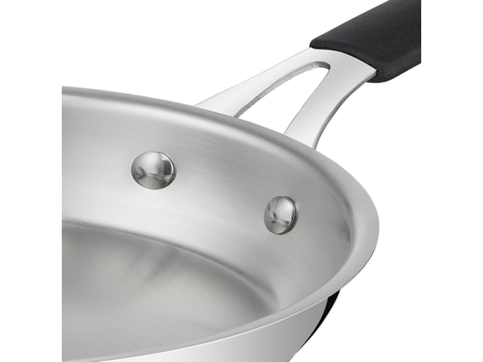 LAGOSTINA ponev New Tempra 24 cm, en ročaj, indukcija, inox 18/10