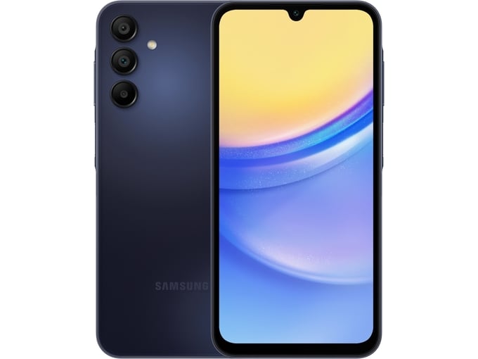 SAMSUNG mobilni telefon Galaxy A15, 5G, 4/128 GB, modro-črna, SM-A156BZKDEUE