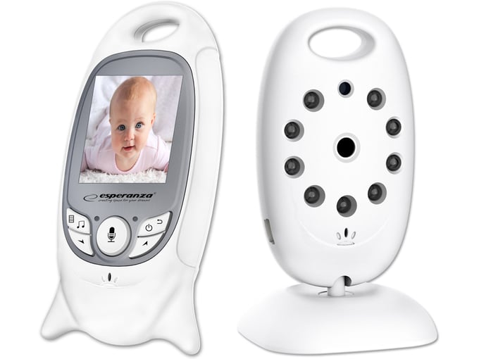 ESPERANZA baby Monitor otroška varuška z nočno video kamero in 2.0 LCD zaslonom do 260m EHM001