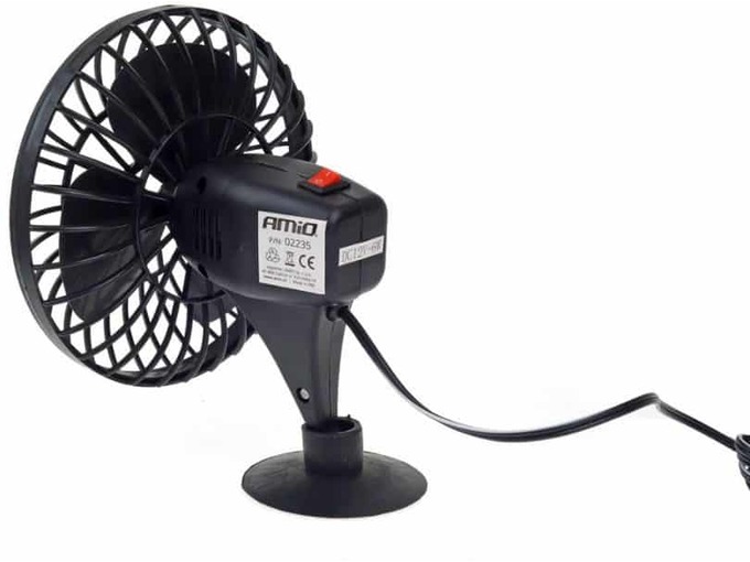 Ventilator za auto, auto ventilator, 12V, Bežični - Amio BAS22379 - Gumatic