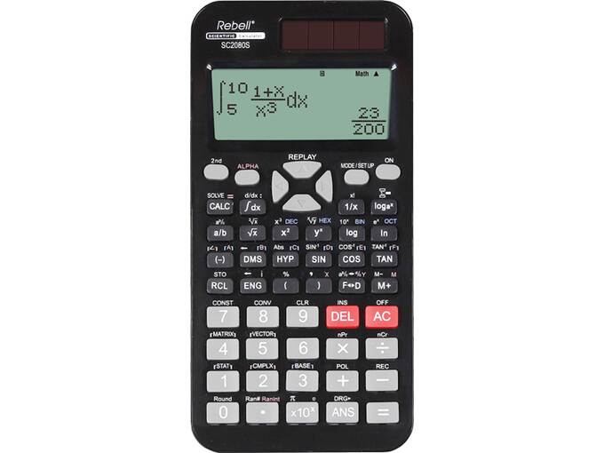 Rebell SC2080SBX Calculatrice scientifique 